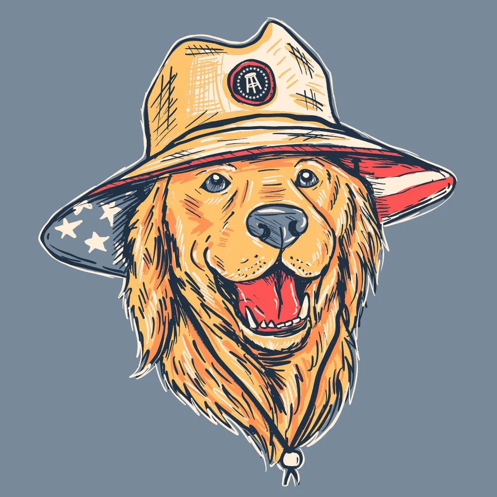 American Dog Pigment Dyed Hoodie