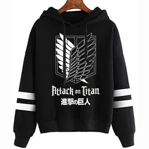 Anime Attack on Titan Wings of Freedom Printed Cozy Hoodies Sweatshirts Pullovers