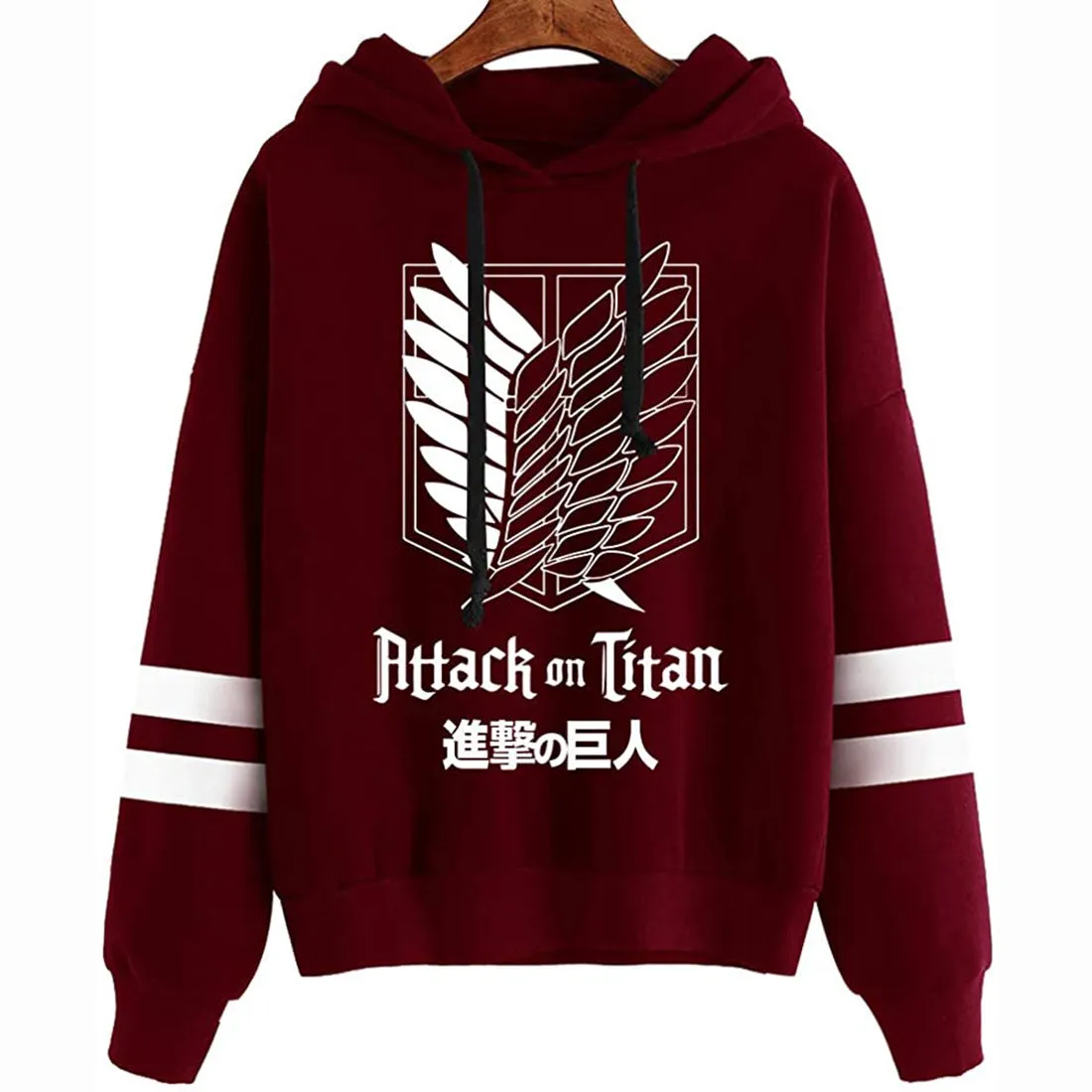 Anime Attack on Titan Wings of Freedom Printed Cozy Hoodies Sweatshirts Pullovers
