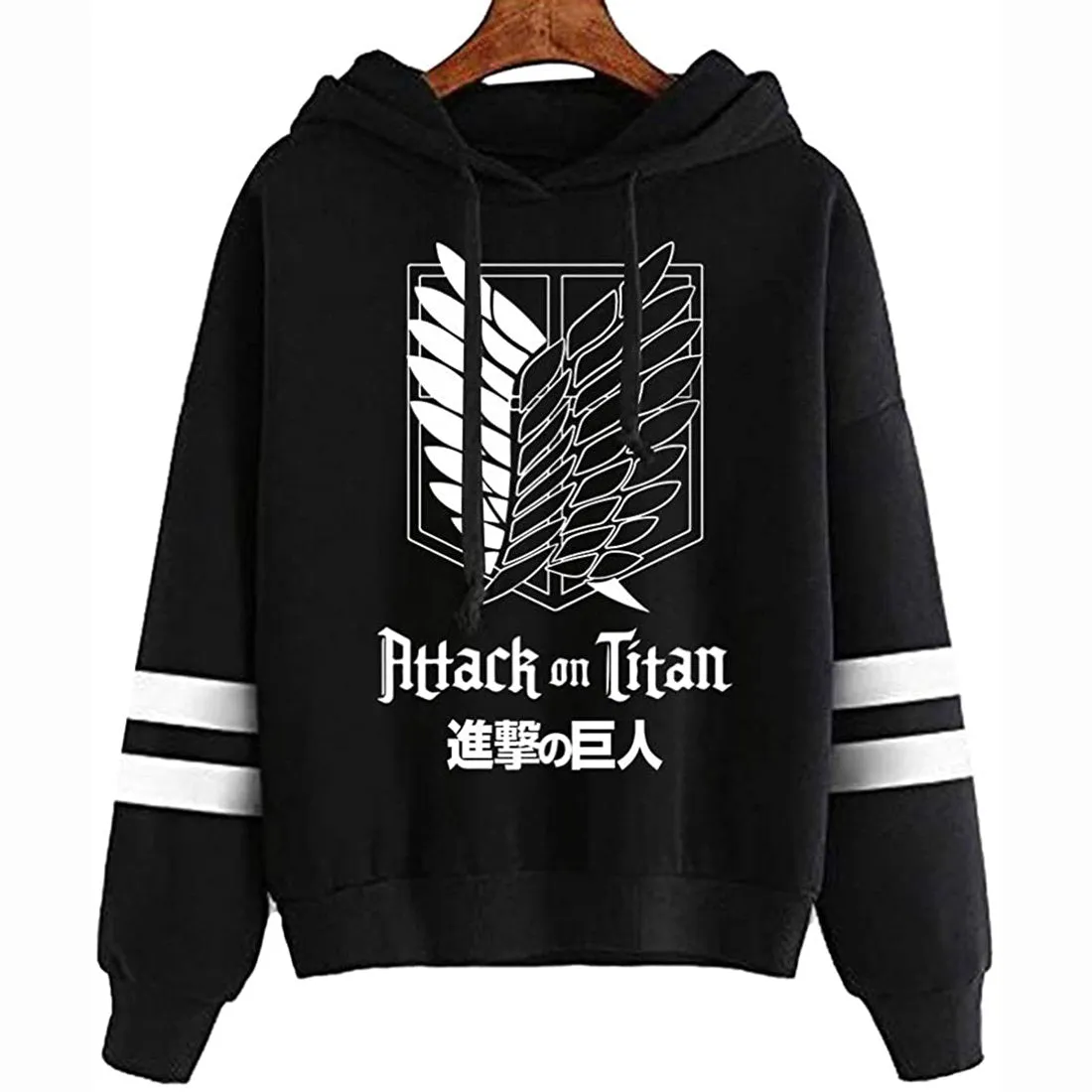 Anime Attack on Titan Wings of Freedom Printed Cozy Hoodies Sweatshirts Pullovers