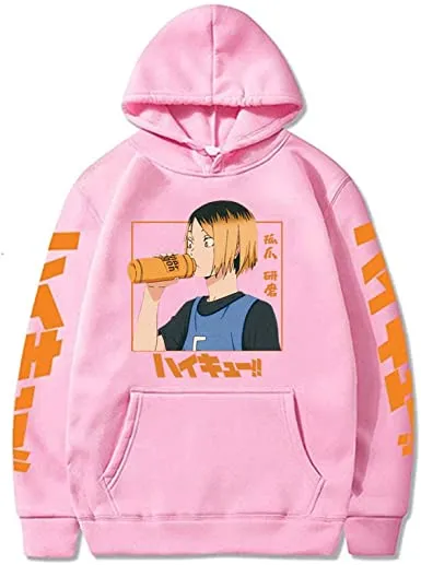 Anime Haikyuu Hoodie - Kozume Kenma Hooded Streetwear Sweatshirt