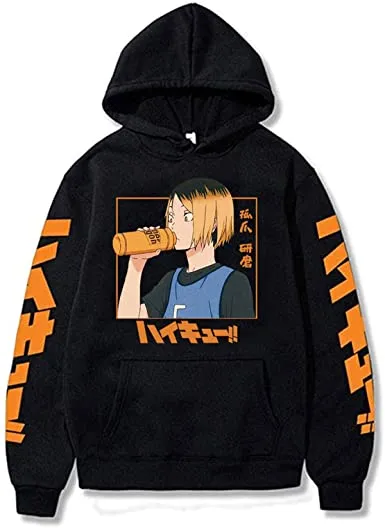 Anime Haikyuu Hoodie - Kozume Kenma Hooded Streetwear Sweatshirt