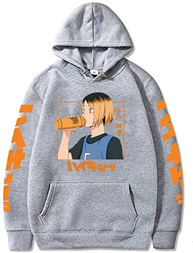 Anime Haikyuu Hoodie - Kozume Kenma Hooded Streetwear Sweatshirt