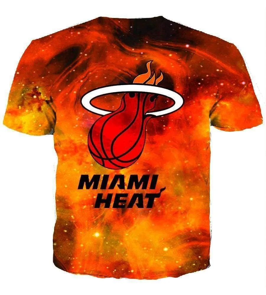 Basketball Miami Heat Hoodies - Pullover Orange Hoodie