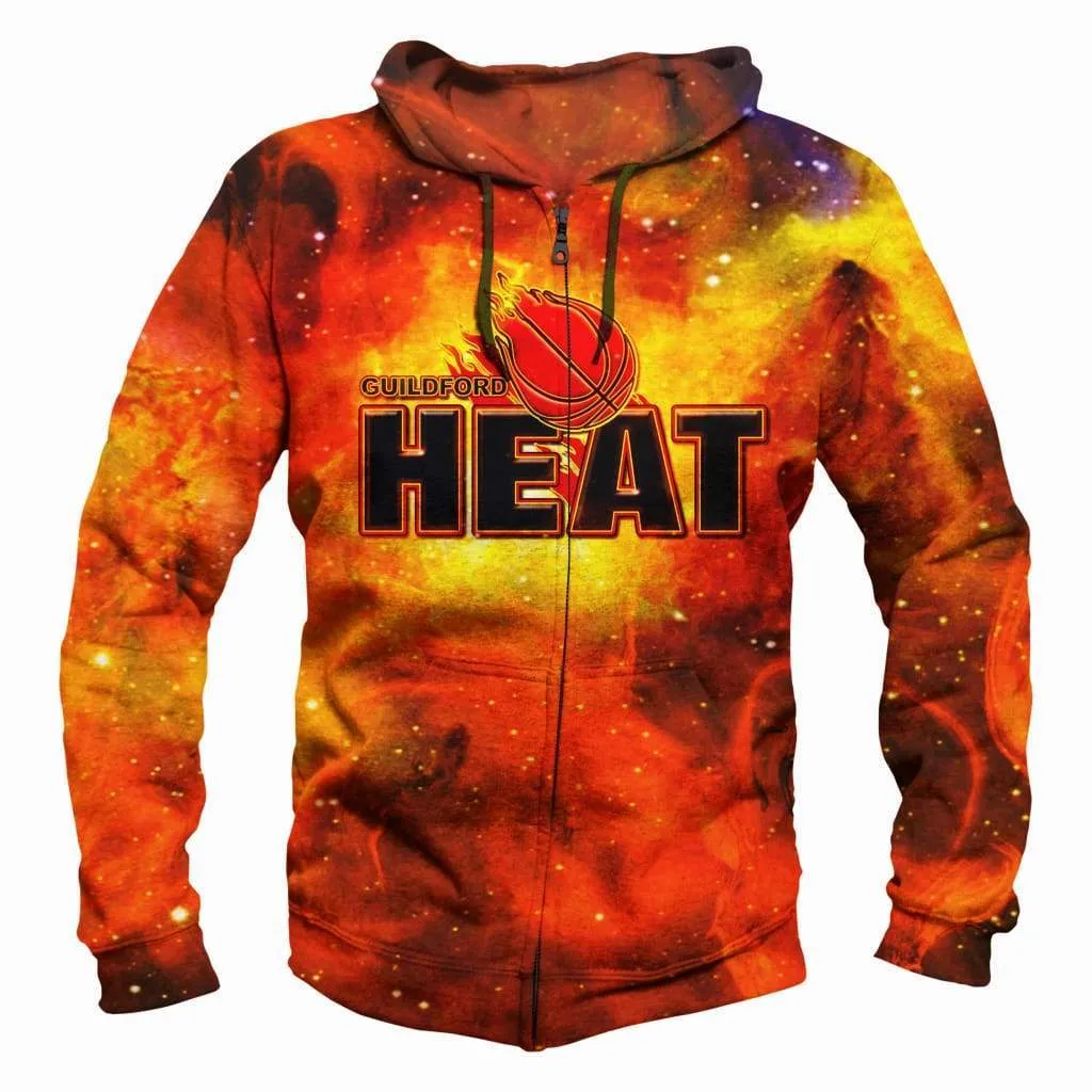 Basketball Miami Heat Hoodies - Pullover Orange Hoodie