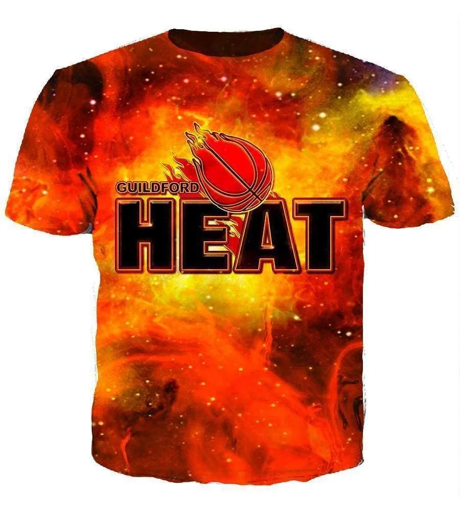 Basketball Miami Heat Hoodies - Pullover Orange Hoodie