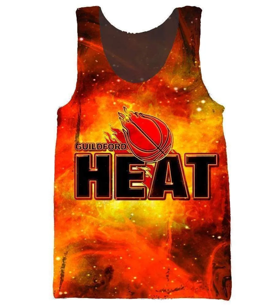 Basketball Miami Heat Hoodies - Pullover Orange Hoodie