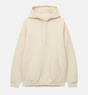 Beige Long Sleeve Hoodie