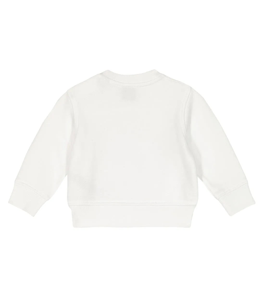 Burberry Kids baby thomas bear cotton sweater, white