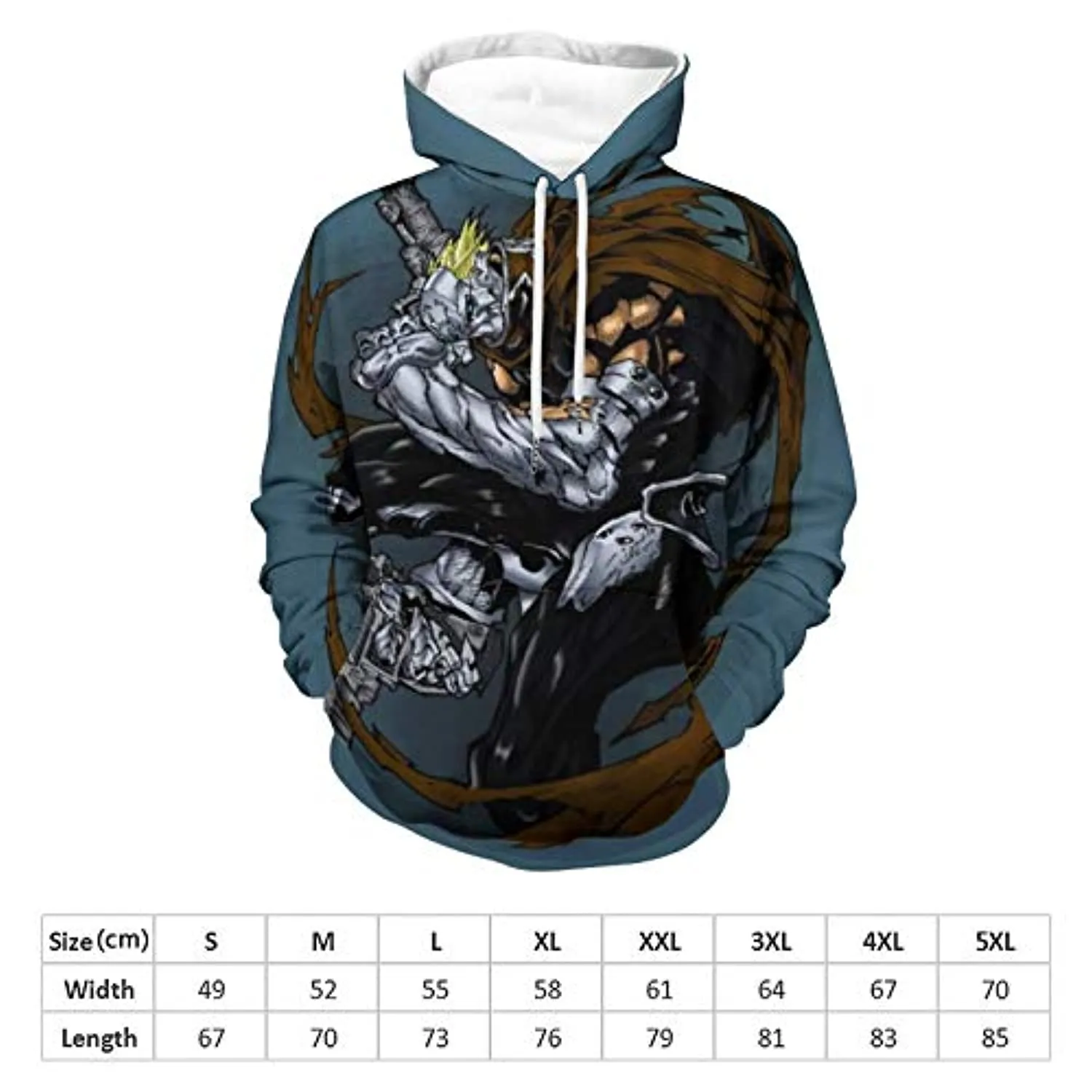 Darksiders Hoodies - 3D Print Casual Pullover Hooded Sweatshirt