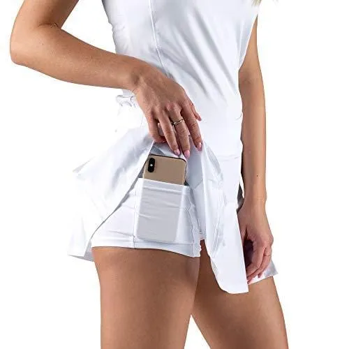 Etonic Tennis Skirt for Women, Fit Mini Skort for Sports, Ladies’ Apparel (X-Large, Clearwater)