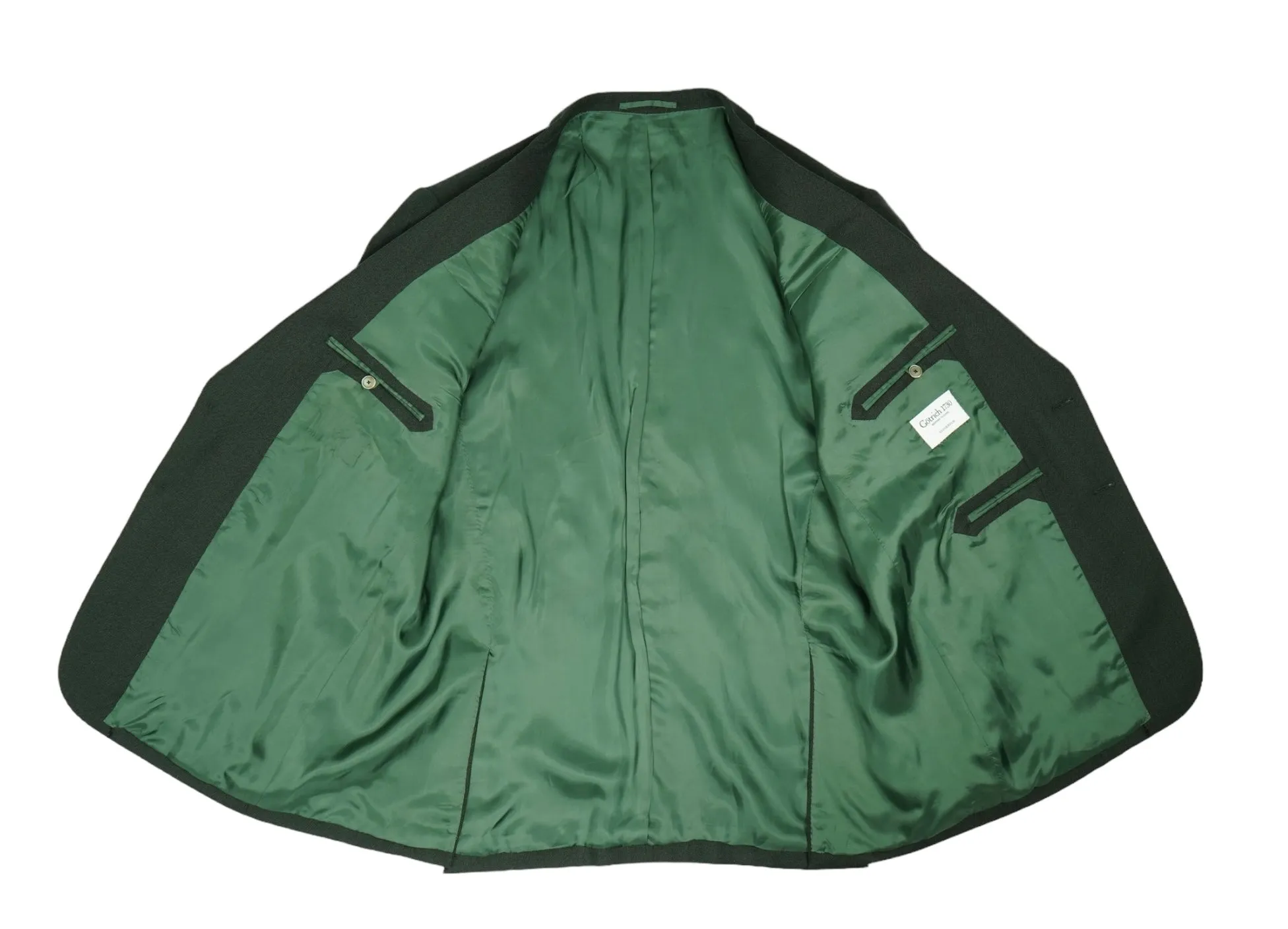 Götrich - Dark Green Wool Sports Jacket 58