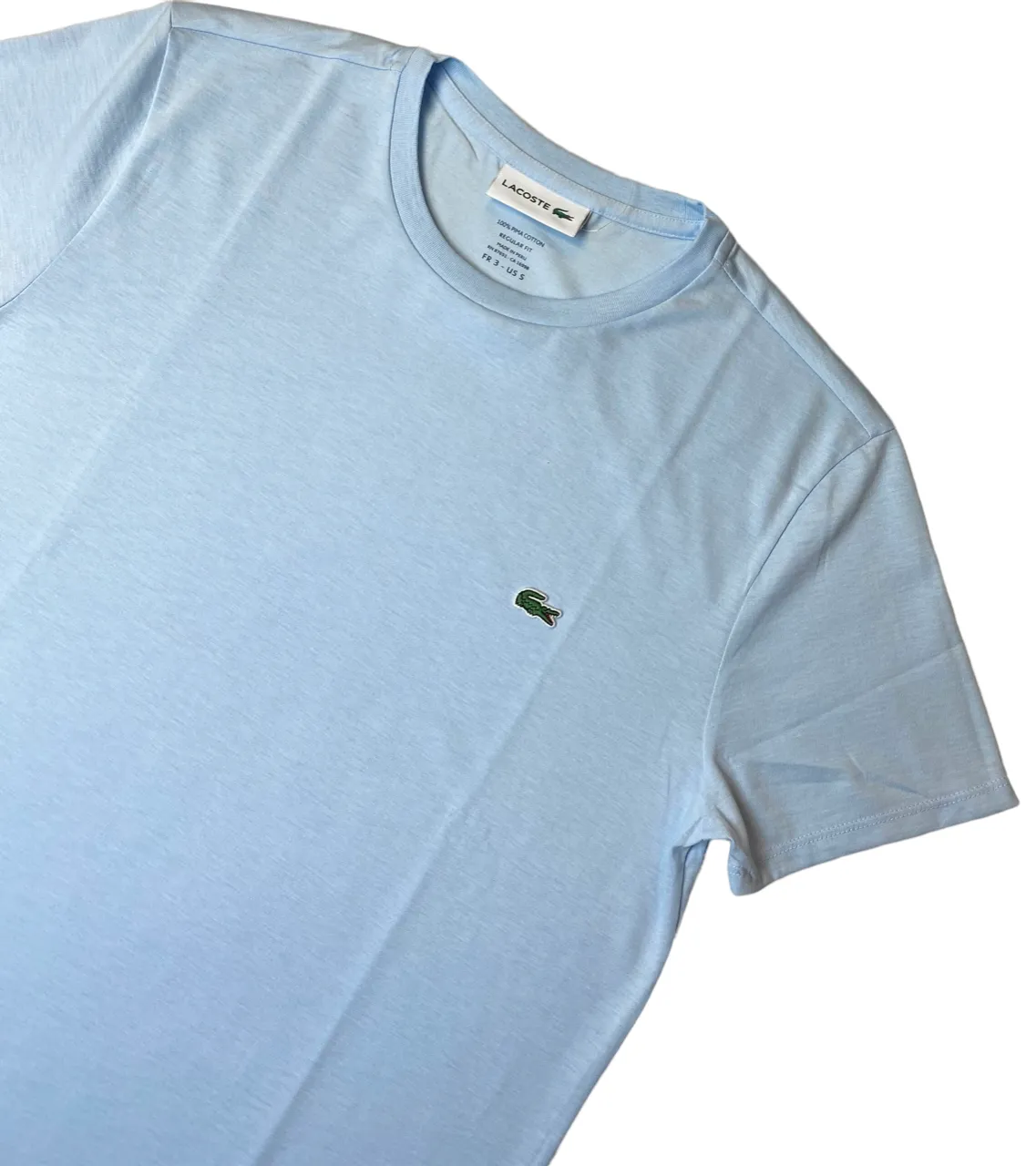 Lacoste Mens Crew Neck Pima Cotton Jersey T-Shirt - Multiple Sizes - [TH6709-51]