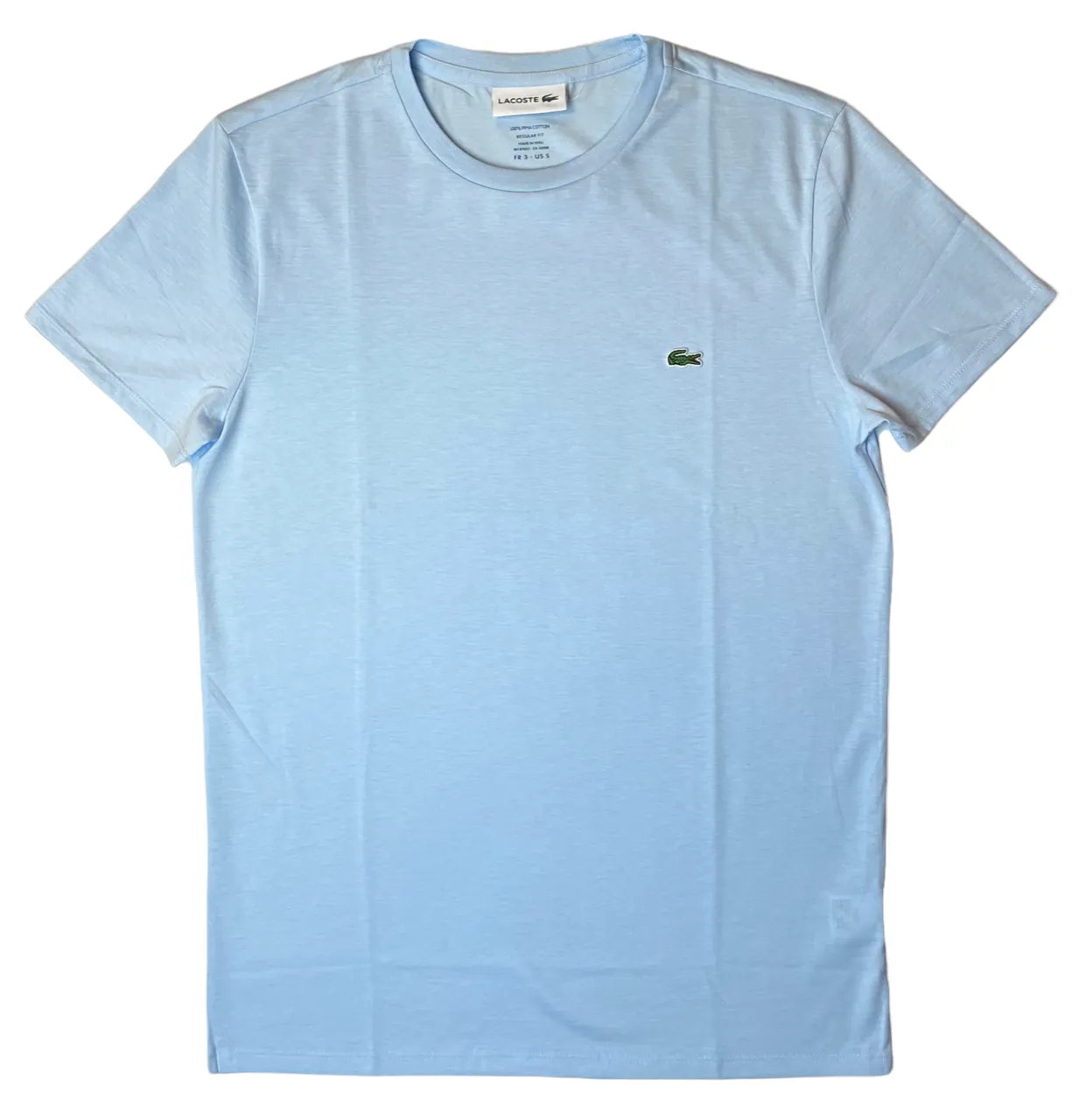 Lacoste Mens Crew Neck Pima Cotton Jersey T-Shirt - Multiple Sizes - [TH6709-51]