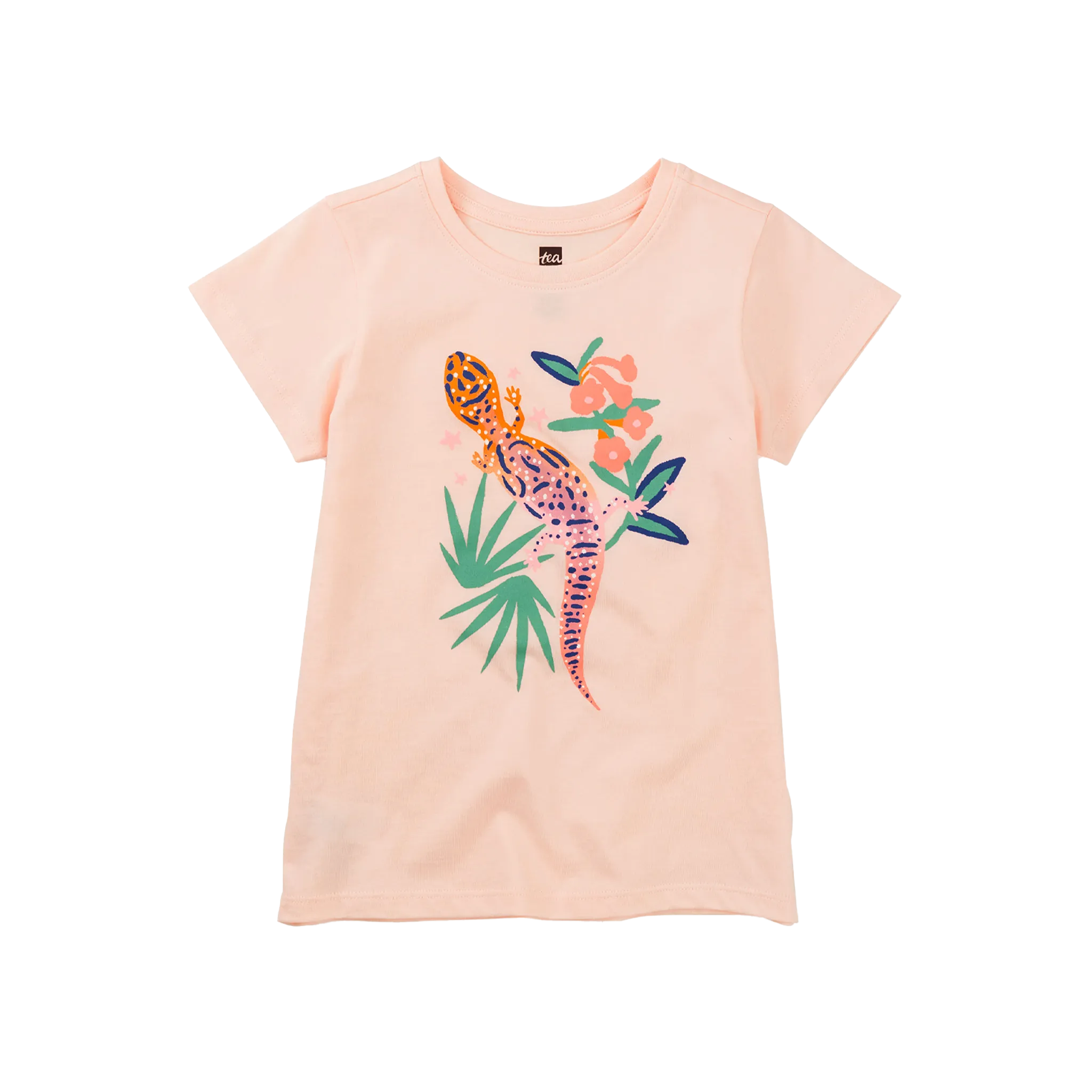 Lizard & Flowers Graphic Tee