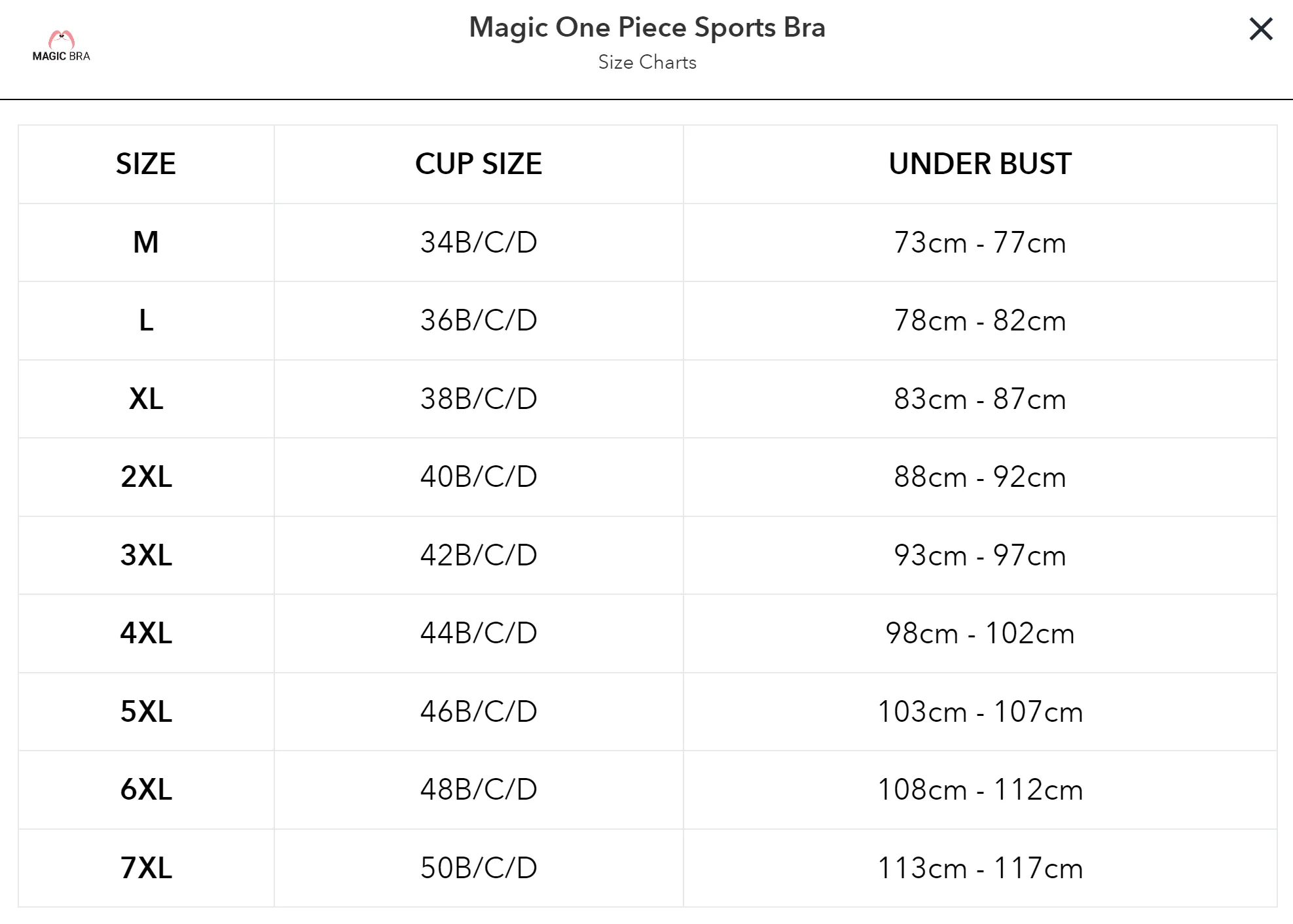 Magic One Piece Sports Bra