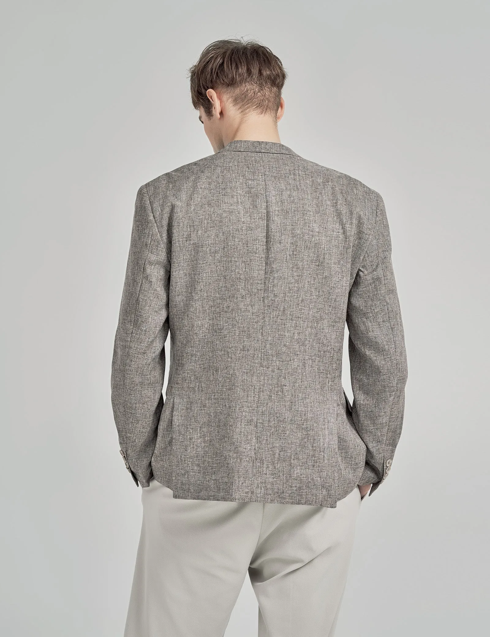 Men's Casual Suit Jacket Sports Coat Business Suit One Button, 020-Khaki
