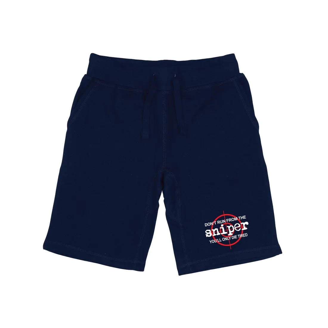RAPDOM TS6 Fleece Gym Shorts Military Sniper Scope