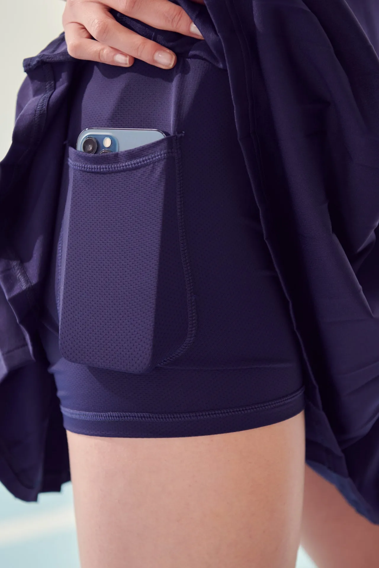 Sportswear Pleated Stretched Skort