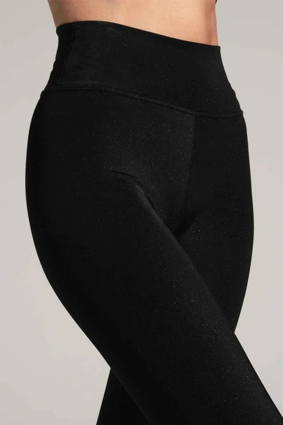 Wear It To Heart High Waist Legging -  Black Nova Sparkle